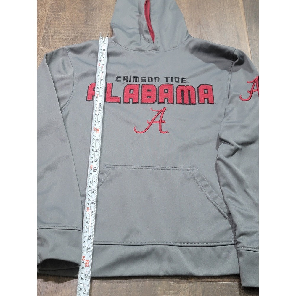 Alabama Crimson Tide Cover One Apparel Gray Performance Hoodie Mens Small S